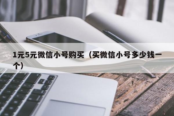 1元5元微信小号购买（买微信小号多少钱一个）